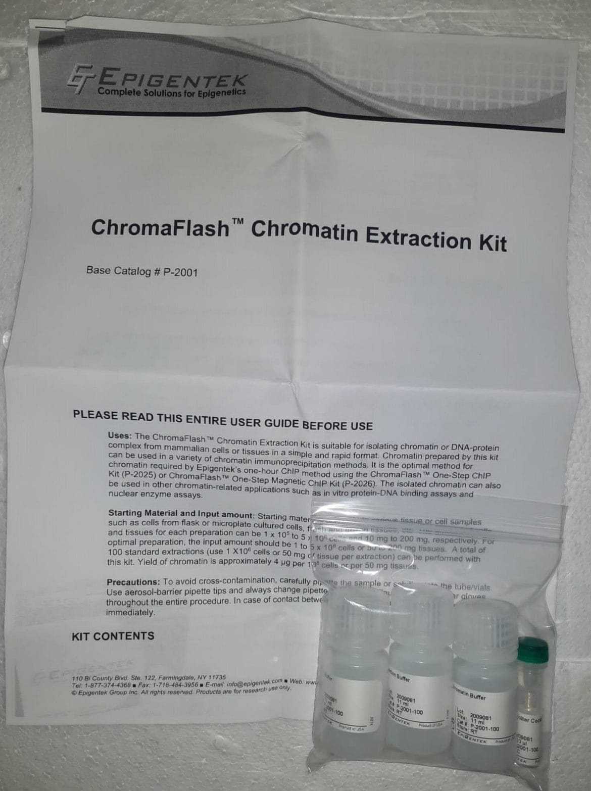 Chromoplasts Chromatin Extraction Kit